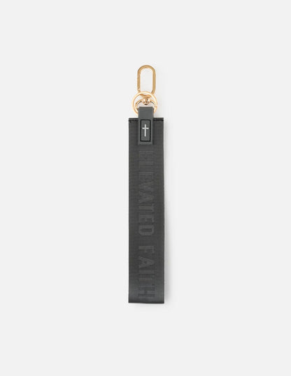 Black Oversized Logo Keychain - A-1 Thread Vault