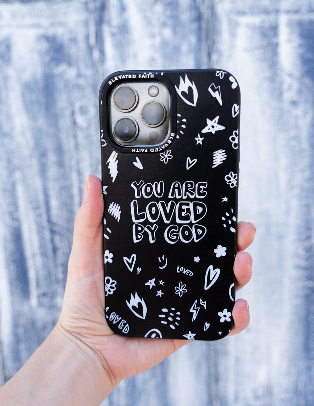 Black You Are Loved By God Phone Case - A-1 Thread Vault