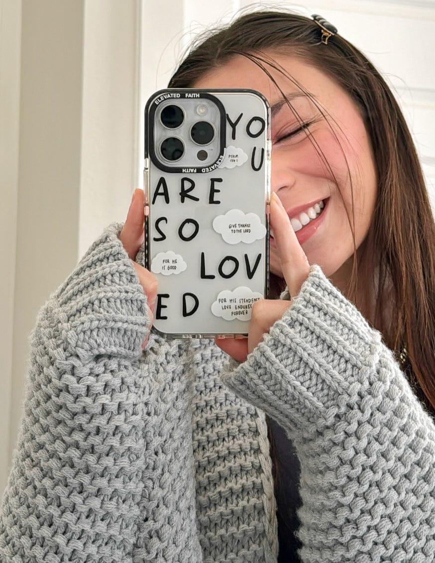 Black You Are So Loved Phone Case - A-1 Thread Vault