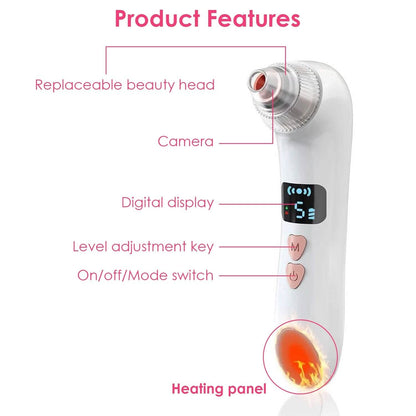 Blackhead Vacuum Remover Electric Blackhead Comedone Extractor - A-1 Thread Vault