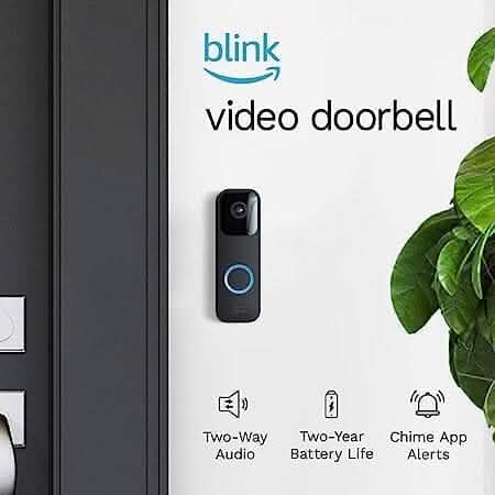 Blink Video Doorbell + 1 Outdoor 4 smart security camera (4th Gen) with Sync Module 2 (Refurbished) - A-1 Thread Vault