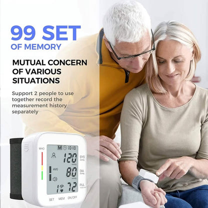 Blood Pressure Monitor Digital Wrist Blood Pressure Machine Automatic Cuff BP Detector - A-1 Thread Vault
