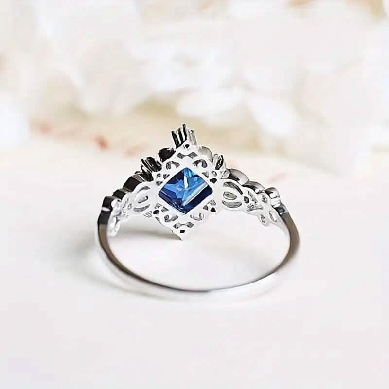 Blue Bead Decor Ring - A-1 Thread Vault