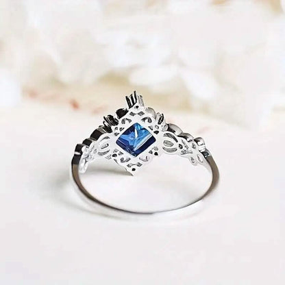 Blue Bead Decor Ring - A-1 Thread Vault