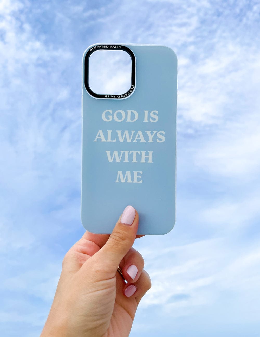 Blue God is Always With Me Phone Case - A-1 Thread Vault