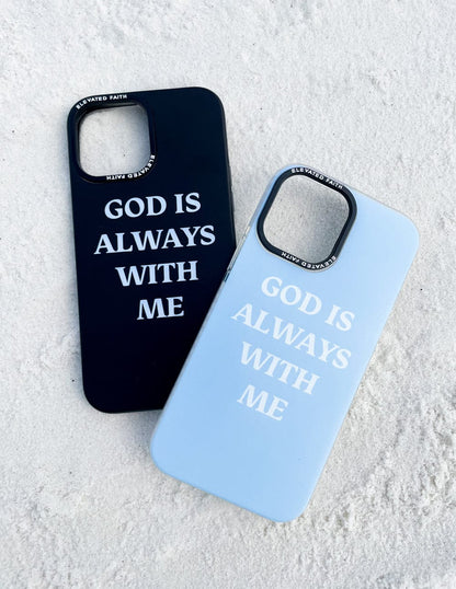 Blue God is Always With Me Phone Case - A-1 Thread Vault