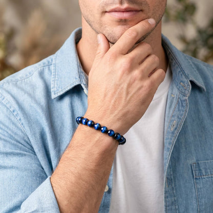 Blue Tiger’s Eye Bracelet - A-1 Thread Vault