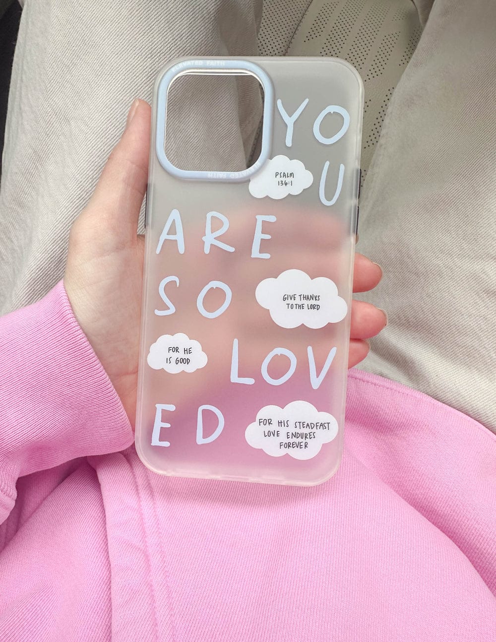 Blue You Are So Loved Frosted Phone Case - A-1 Thread Vault