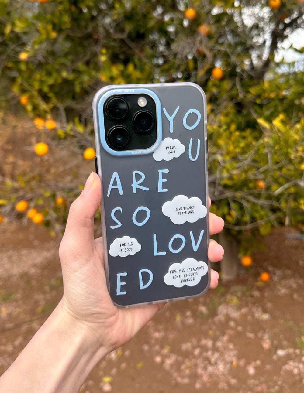 Blue You Are So Loved Frosted Phone Case - A-1 Thread Vault