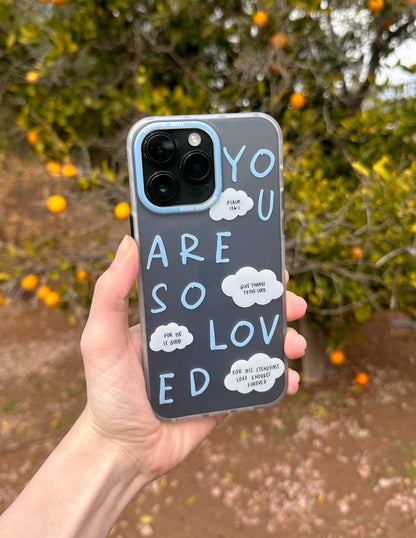 Blue You Are So Loved Frosted Phone Case - A-1 Thread Vault