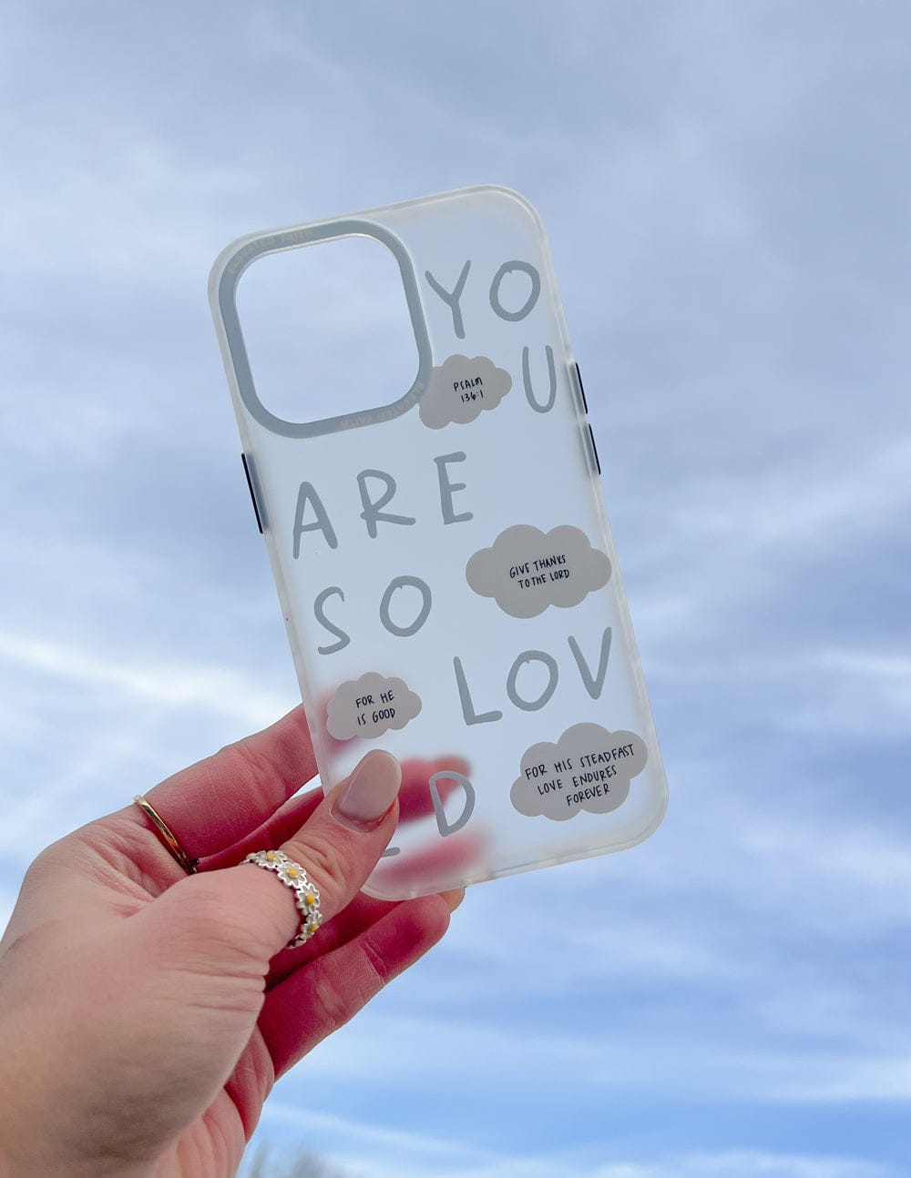 Blue You Are So Loved Frosted Phone Case - A-1 Thread Vault
