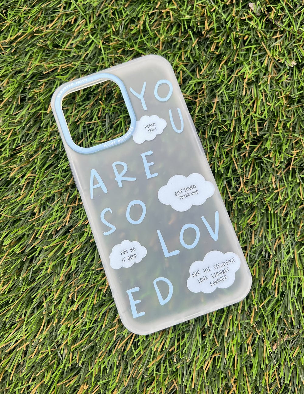 Blue You Are So Loved Frosted Phone Case - A-1 Thread Vault