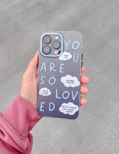 Blue You Are So Loved Frosted Phone Case - A-1 Thread Vault