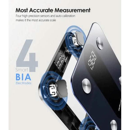 Bluetooth Digital Bathroom Scale with Heart Rate Tracking High-precision BMI Smart Scale - A-1 Thread Vault