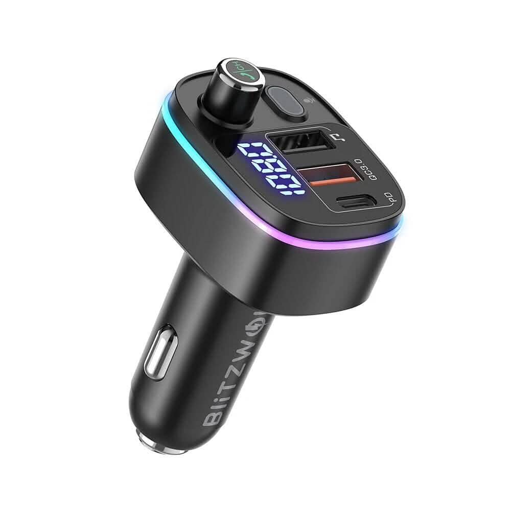 Bluetooth V5.0 FM Transmitter USB Car Charger - A-1 Thread Vault