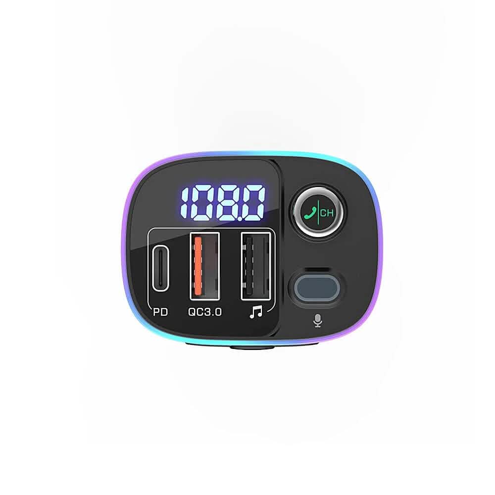 Bluetooth V5.0 FM Transmitter USB Car Charger - A-1 Thread Vault