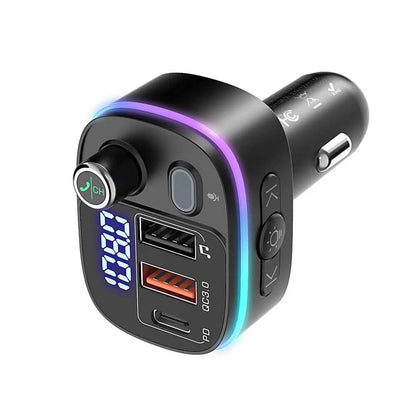 Bluetooth V5.0 FM Transmitter USB Car Charger - A-1 Thread Vault
