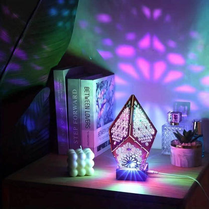 Bohemian Diamond Pole Star Projector Night Light - A-1 Thread Vault