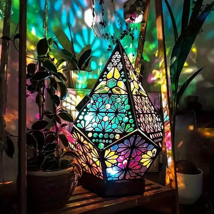 Bohemian Diamond Pole Star Projector Night Light - A-1 Thread Vault