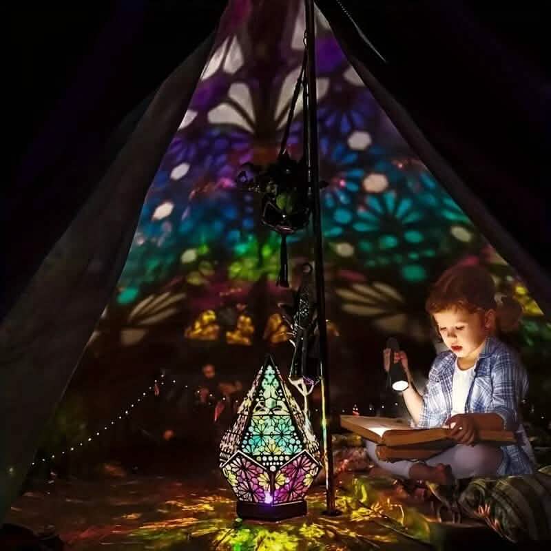 Bohemian Diamond Pole Star Projector Night Light - A-1 Thread Vault
