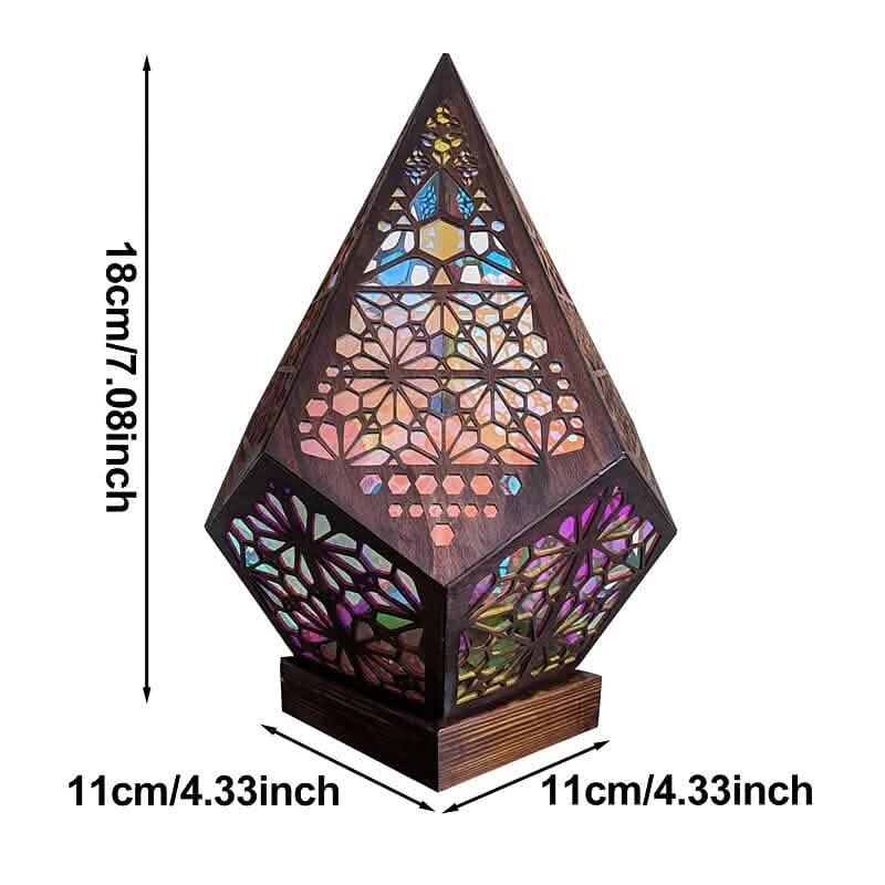 Bohemian Diamond Pole Star Projector Night Light - A-1 Thread Vault