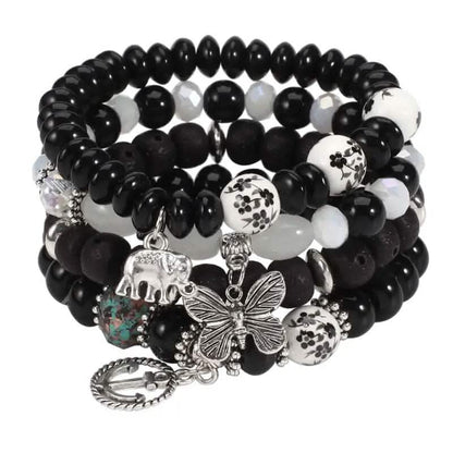 Bohemian Layered Beaded Bracelet - A-1 Thread Vault