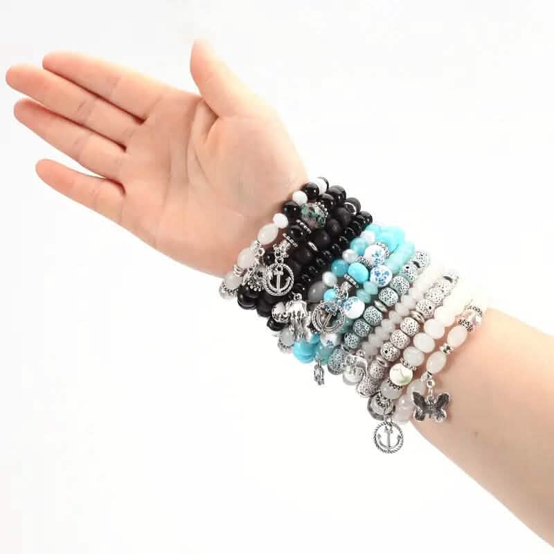 Bohemian Layered Beaded Bracelet - A-1 Thread Vault