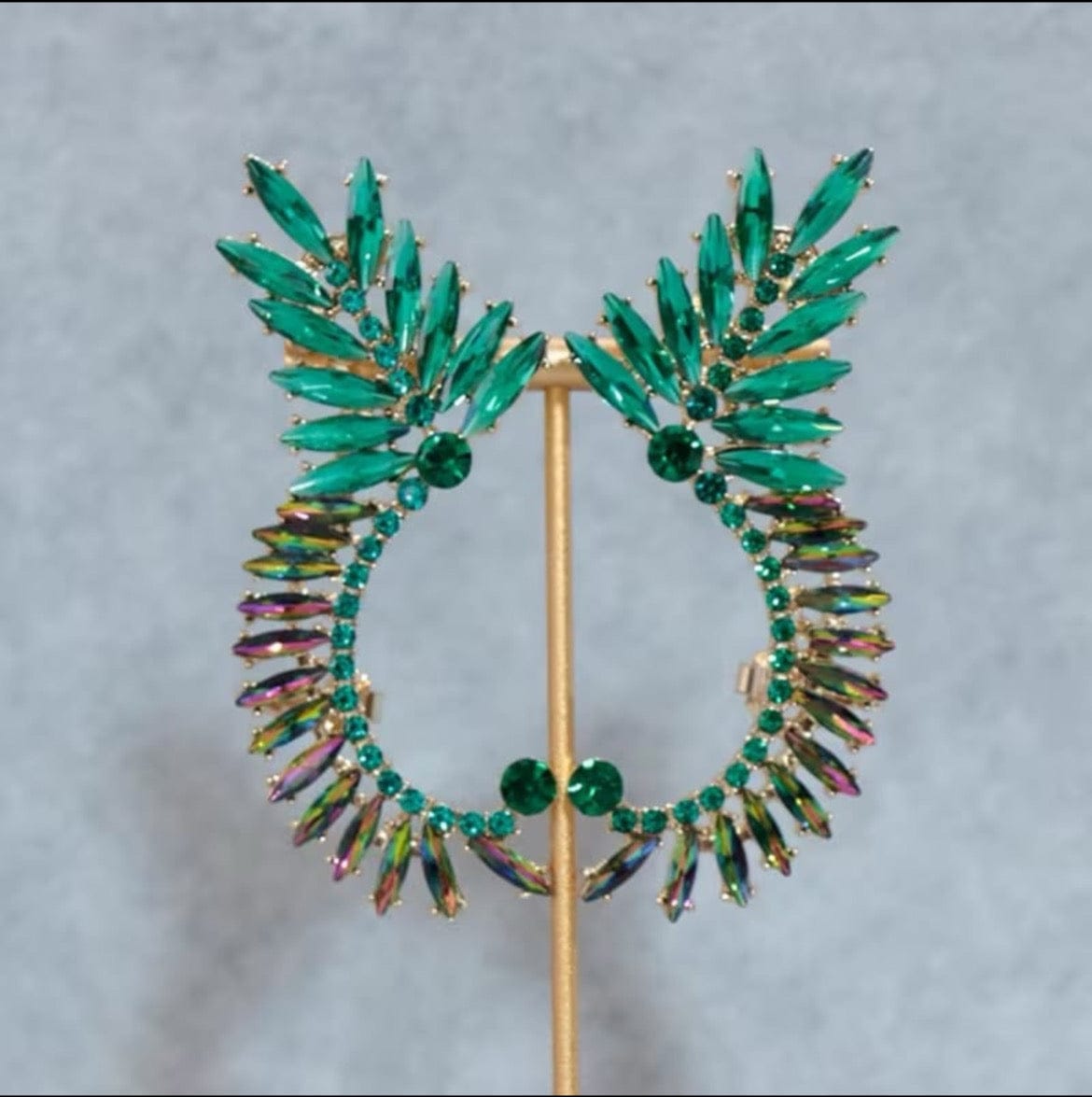 Boho-chic Half Moon Clip On Earrings - A-1 Thread Vault