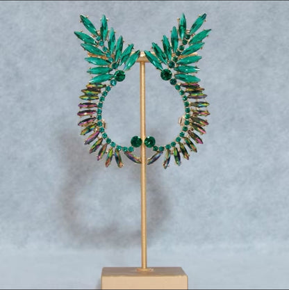 Boho-chic Half Moon Clip On Earrings - A-1 Thread Vault