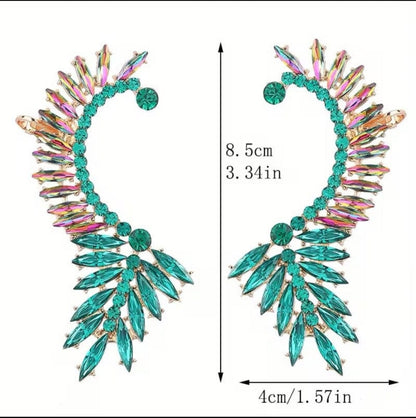 Boho-chic Half Moon Clip On Earrings - A-1 Thread Vault