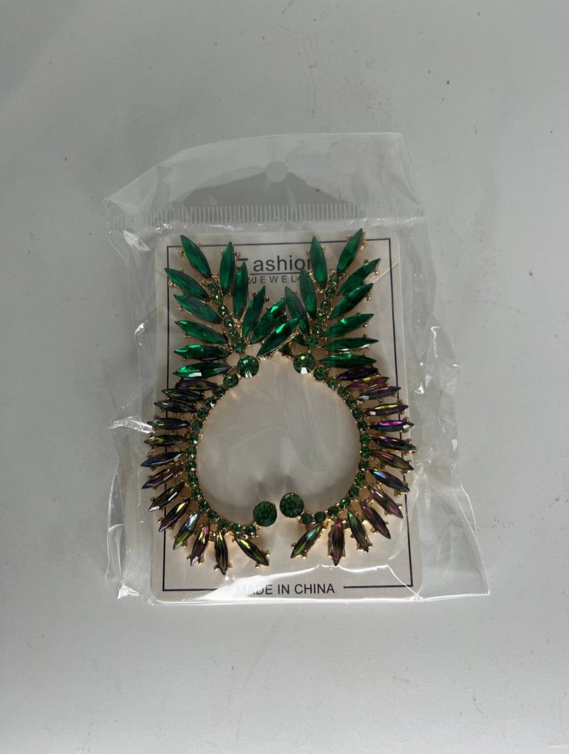 Boho-chic Half Moon Clip On Earrings - A-1 Thread Vault
