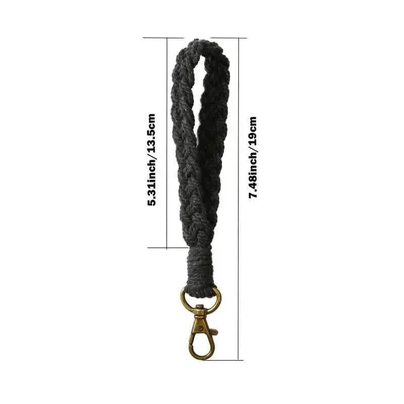 Boho Handmade Wristlet Bracelet Keyring - A-1 Thread Vault