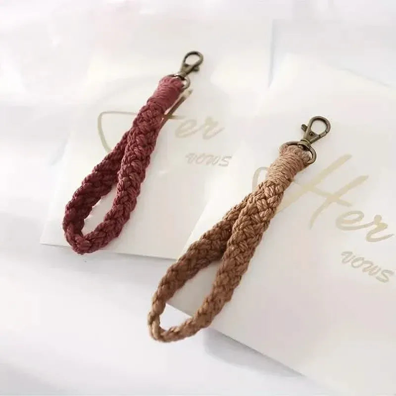 Boho Handmade Wristlet Bracelet Keyring - A-1 Thread Vault