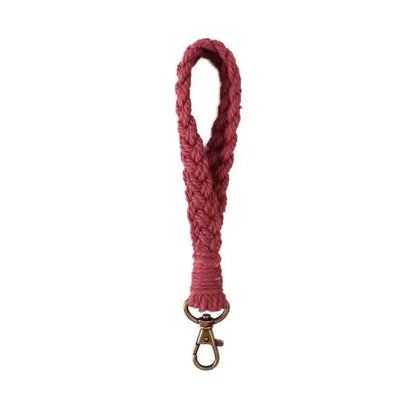 Boho Handmade Wristlet Bracelet Keyring - A-1 Thread Vault