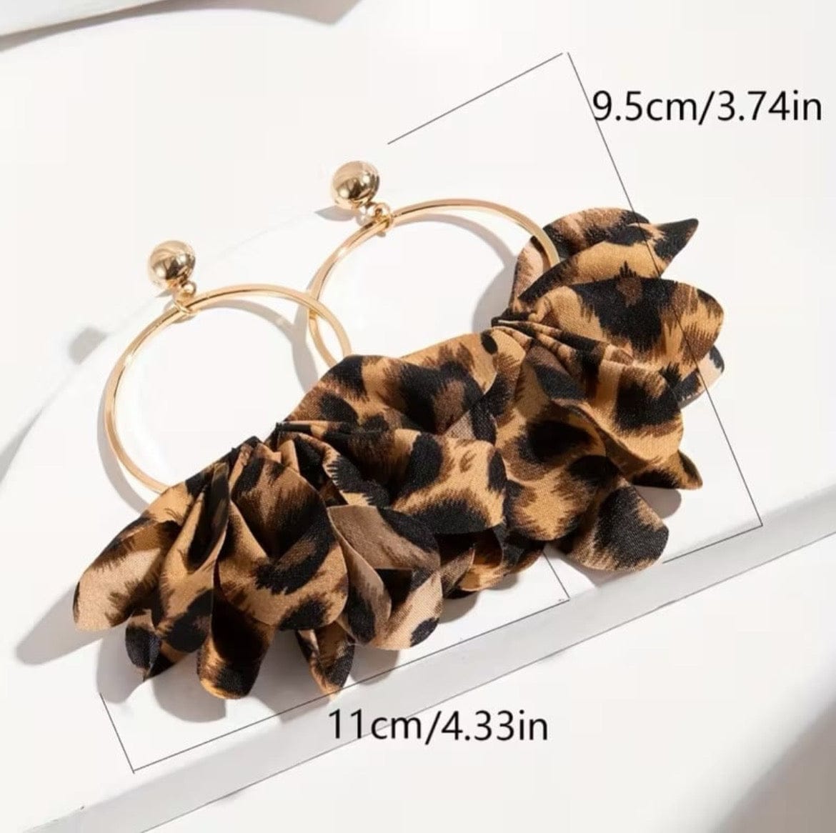 Boho Leopard Print Earrings - A-1 Thread Vault