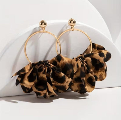 Boho Leopard Print Earrings - A-1 Thread Vault