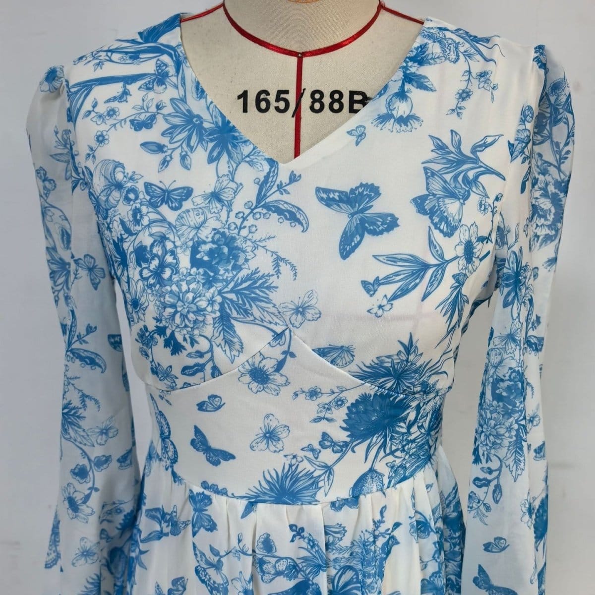 Botanical Print Maxi Dress (MS392) - A-1 Thread Vault