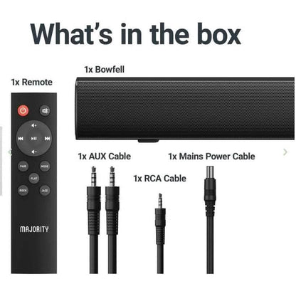 Bowfell Majority Sound Bar 2.0 Bluetooth TV Sound Bar (Refurbished) - A-1 Thread Vault