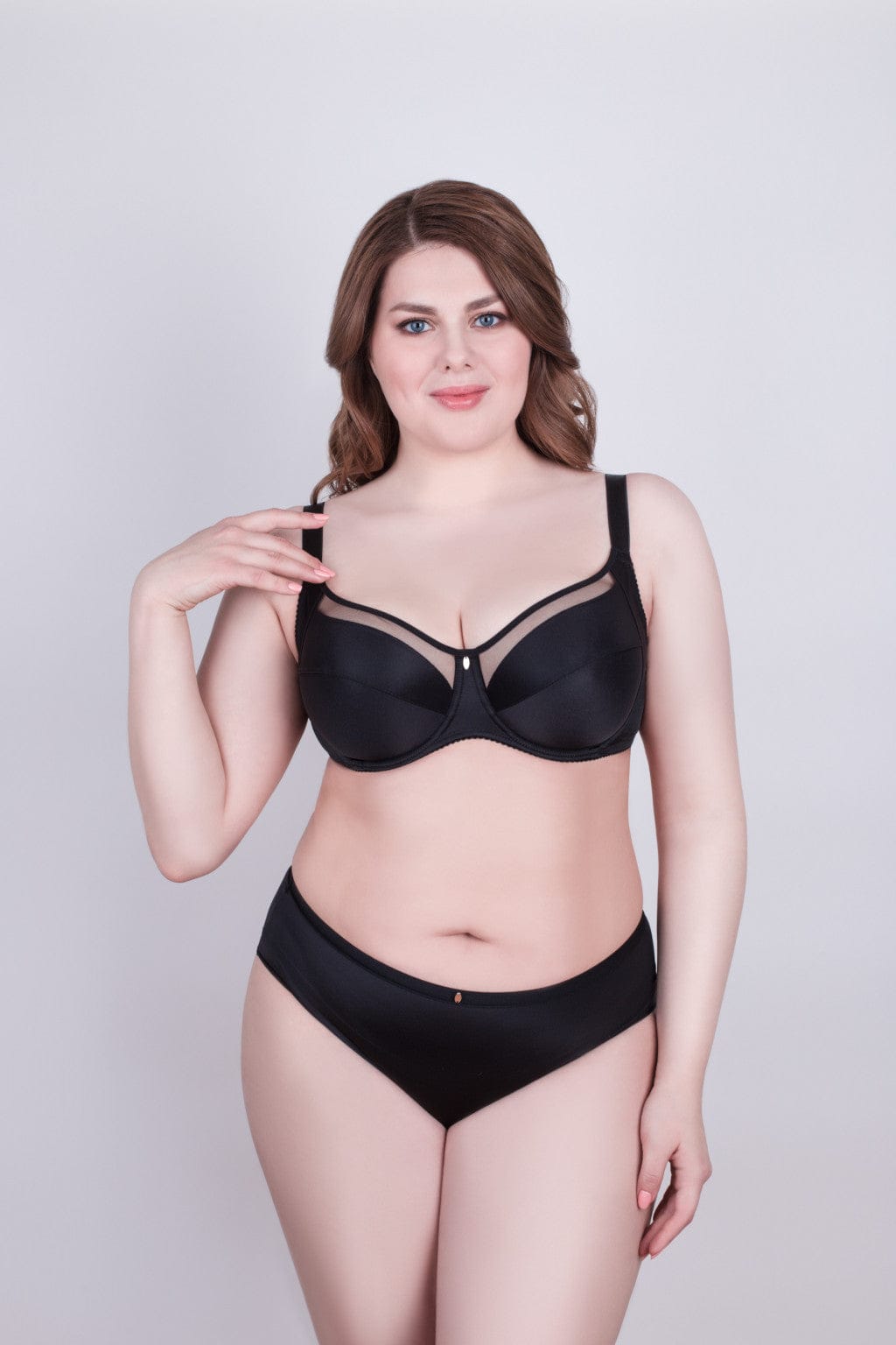 Bra Milavitsa 100150 - Underwired Soft Cup with Side Shaping Panel - A-1 Thread Vault