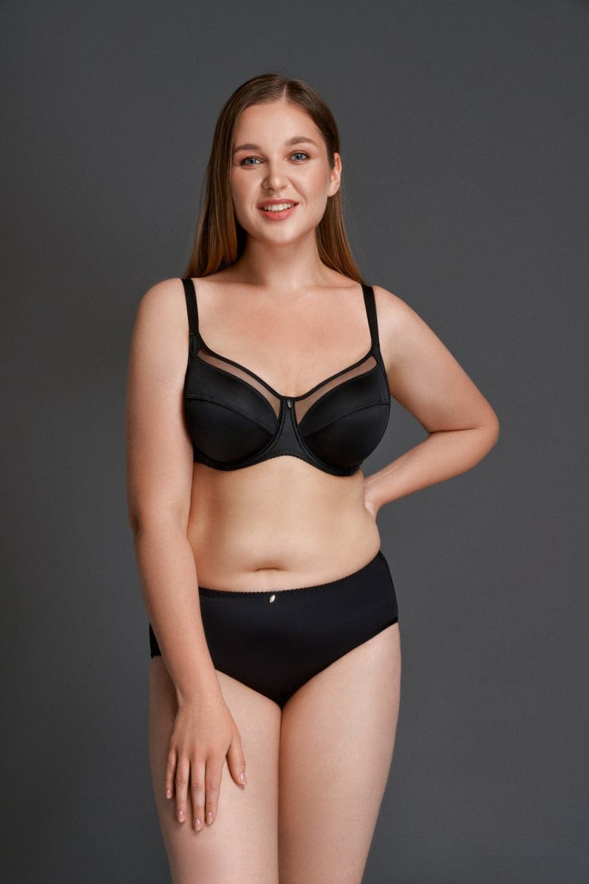 Bra Milavitsa 100150 - Underwired Soft Cup with Side Shaping Panel - A-1 Thread Vault