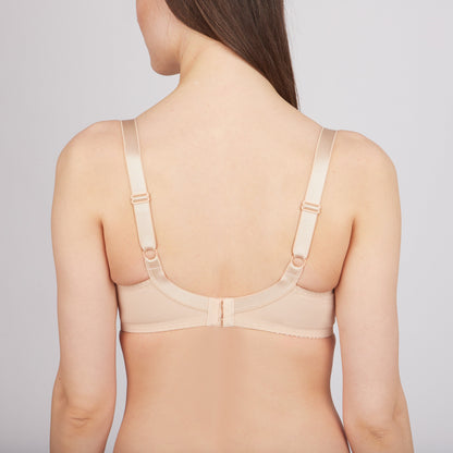 Bra Milavitsa 102830 - Underwired, Triple Segment, Cotton-Lined - A-1 Thread Vault
