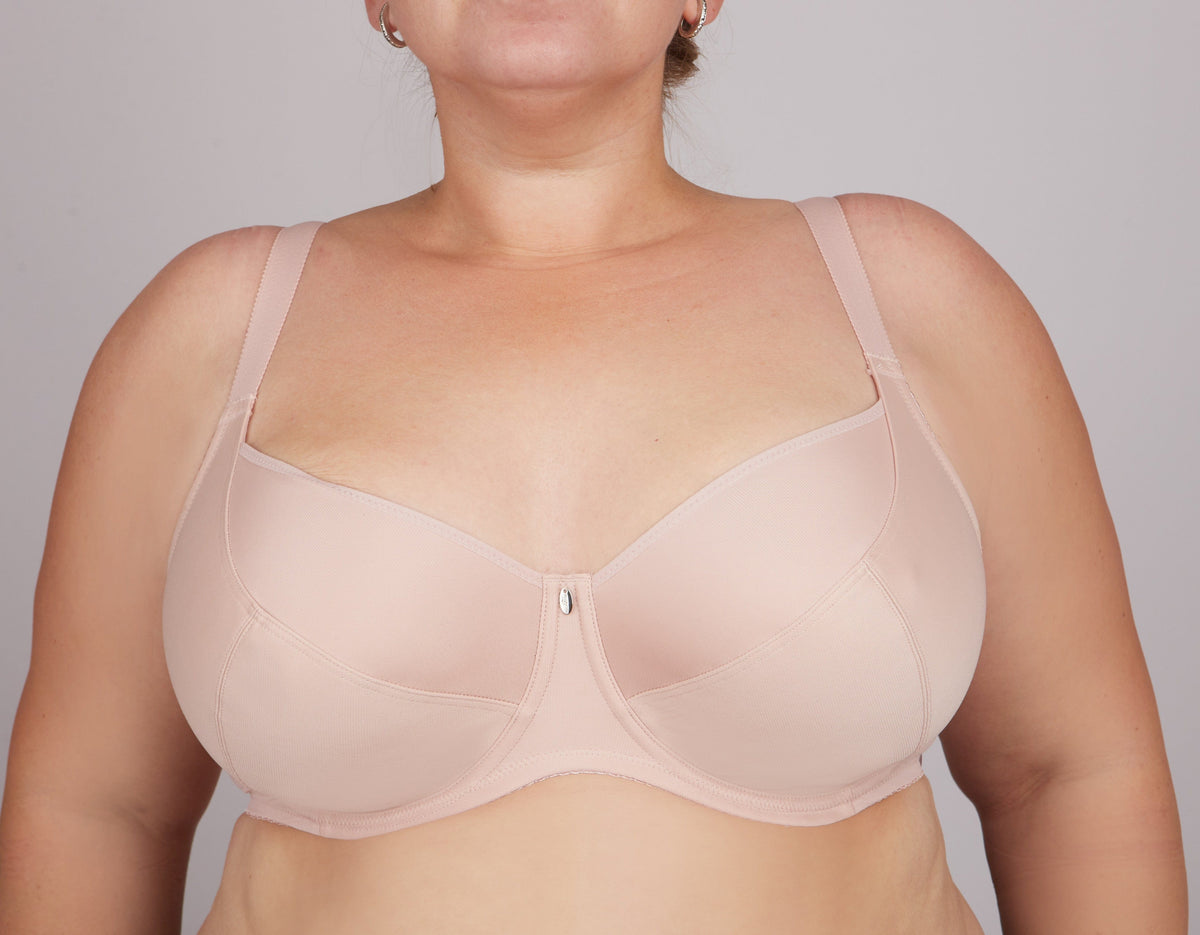 Bra Milavitsa 105910 - Underwired, Triple-Cup, Fixed Straps - A-1 Thread Vault