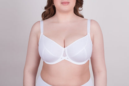 Bra Milavitsa 105910 - Underwired, Triple Segment, Fixed Straps - A-1 Thread Vault