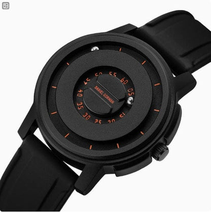 Brand-name Steel-band Sports Magnetic-levitation Silicone-ball Electronic Mens Watch - A-1 Thread Vault