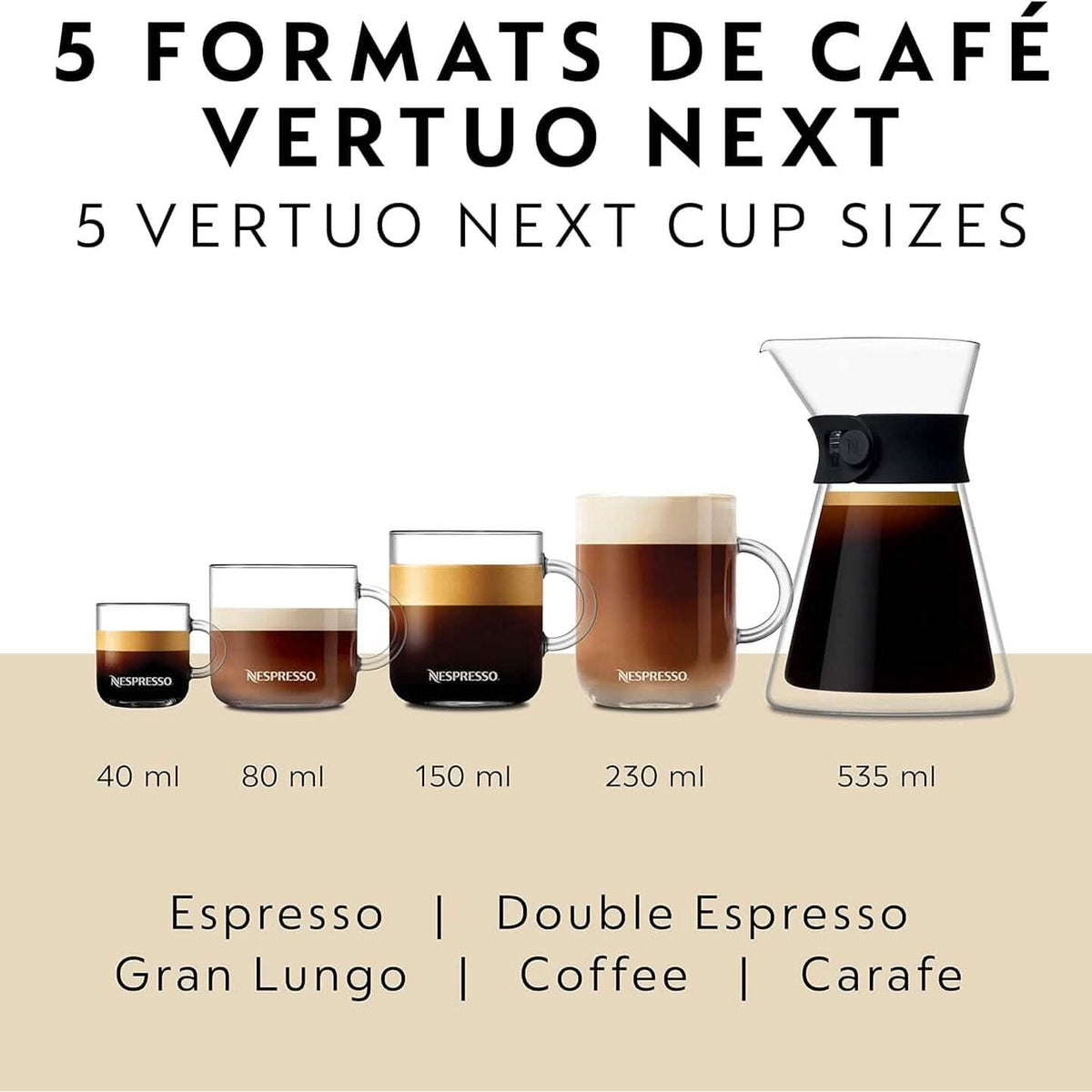 Breville Nespresso Vertuo Next Coffee and Espresso Machine (Refurbished) - A-1 Thread Vault