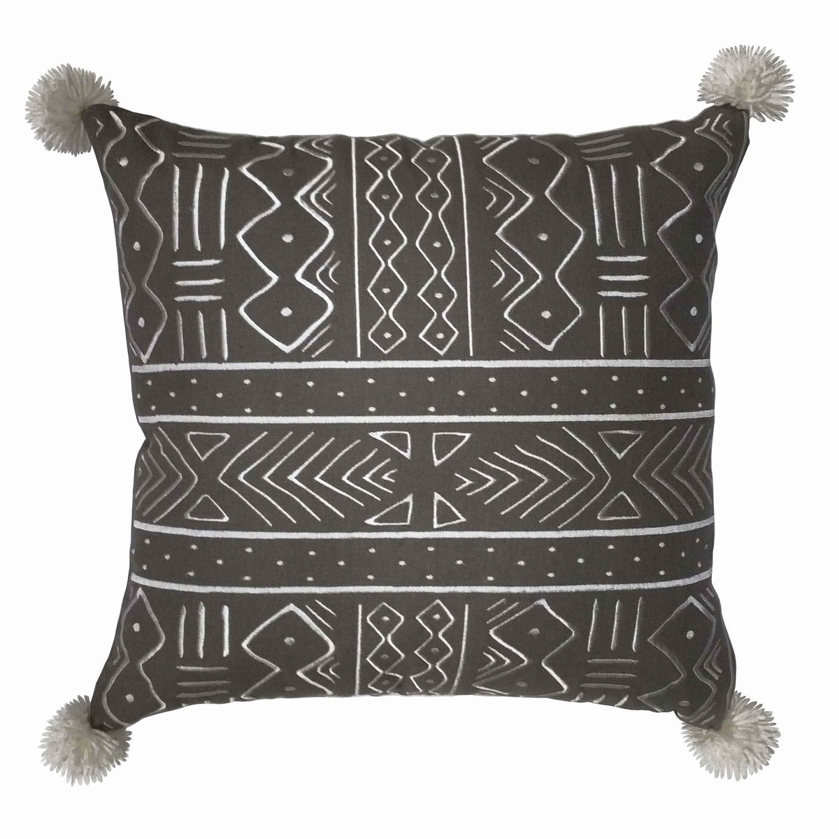 Brooklyn Flat Brooklyn Flat Kata Embroidered Decorative Pillow - A-1 Thread Vault