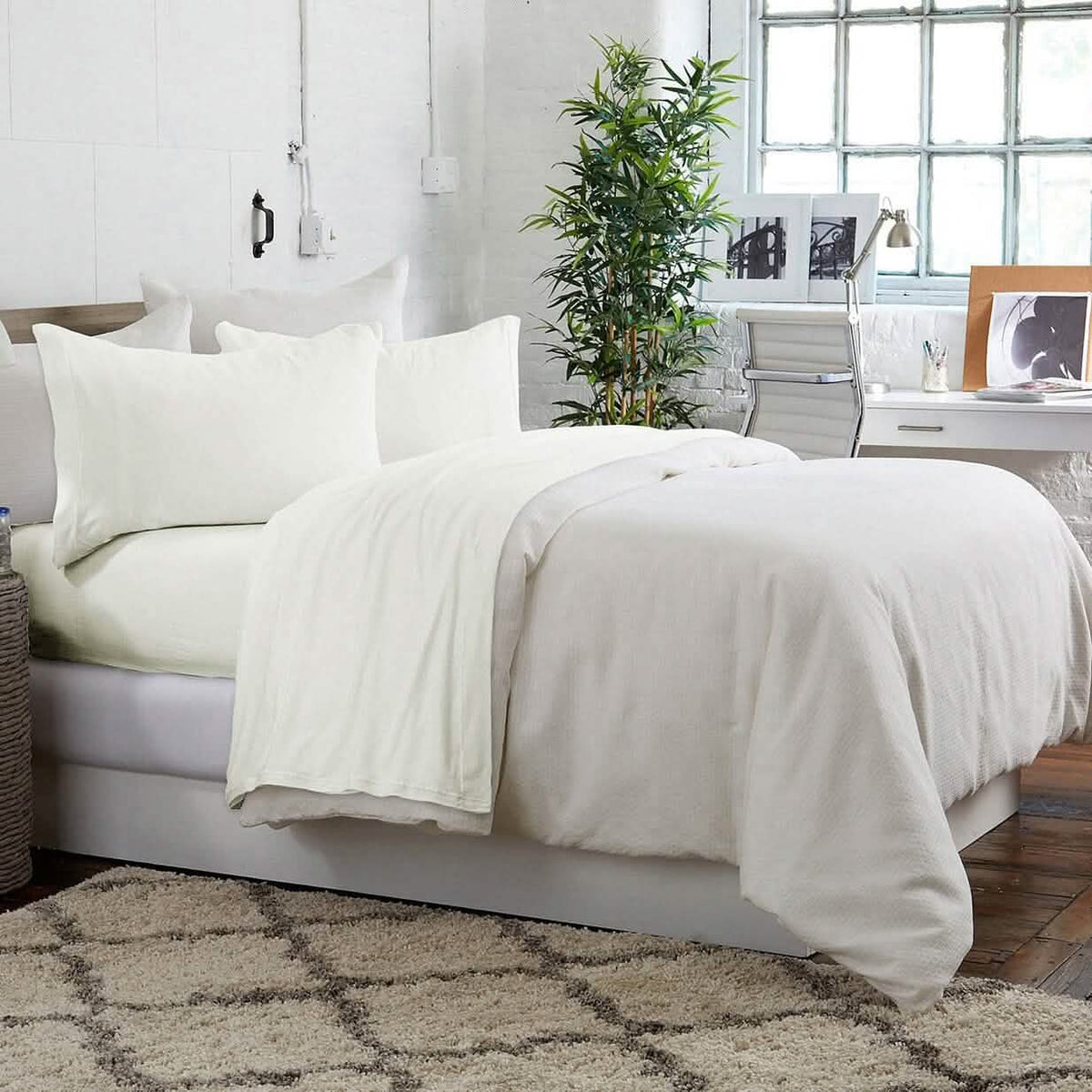 Brooklyn Flat Jersey Knit Sheet Set - A-1 Thread Vault