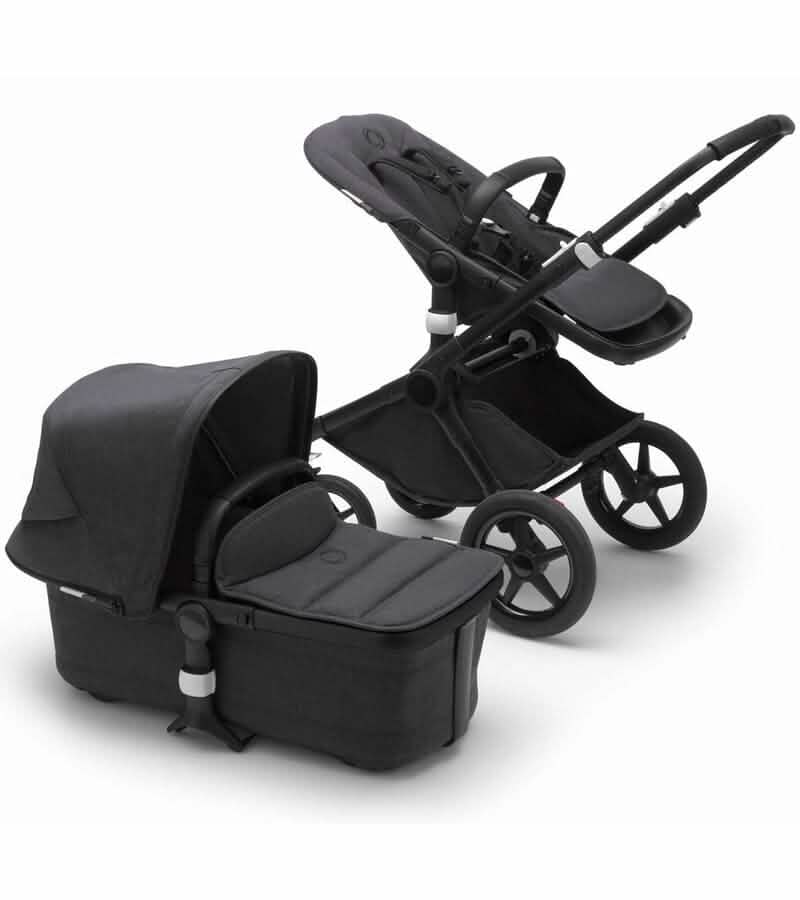 Bugaboo Fox2 Complete Stroller - Black/Mineral Washed Black (Refurbished) - A-1 Thread Vault
