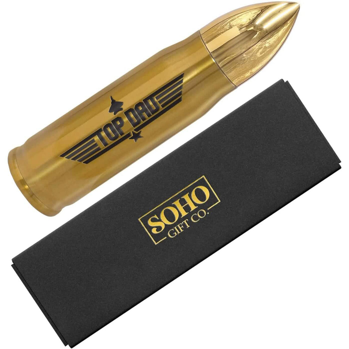 Bullet Water Bottle Gift for Dad 17 Oz - A-1 Thread Vault