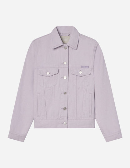 But God Cropped Denim Jacket - A-1 Thread Vault